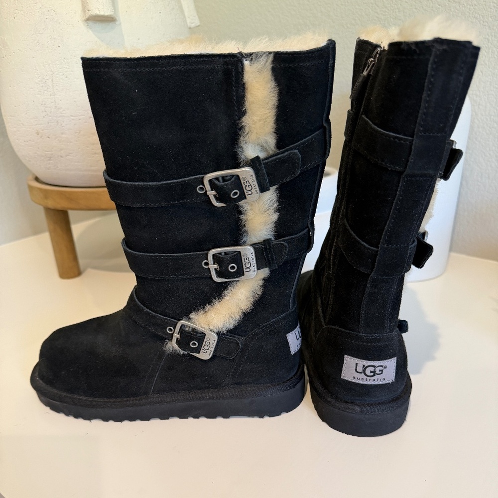 UGG MADDI BUCKLE BOOTS 3